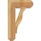 Ekena Millwork Funston Craftsman Rough Sawn Bracket w/ Offset Brace, Western Red Cedar, 8"W x 20"D x 32"H BKT0806X20X32FST04RWR - alternate 4